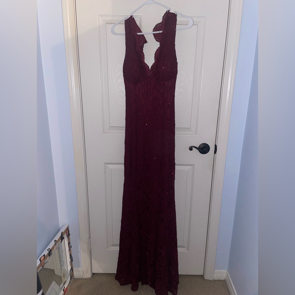Burgundy Formal Dress